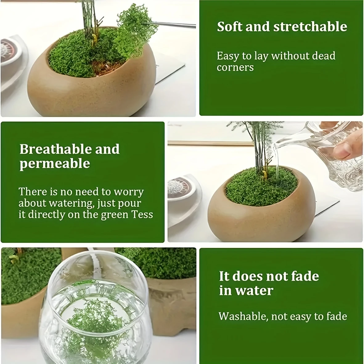 50g Fake Moss DIY Crafts Grass - Sphagnum Moss Dry 리뷰 및 가격