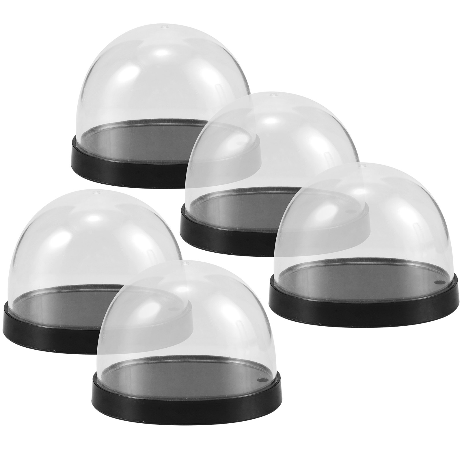 5Sets Glass Cloche Dome High T - Plastic Dome Clear 리뷰 및 가격