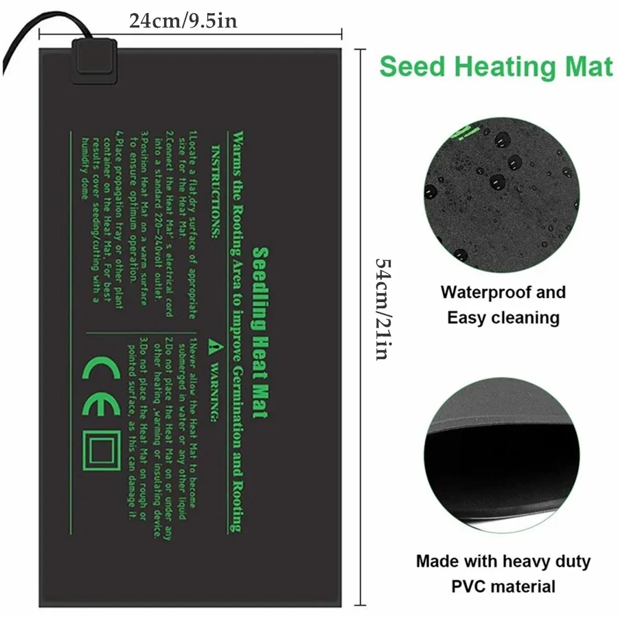 4 Sizes 220V EU Plug Seedling  - Heat Mat Seedling 리뷰 및 가격