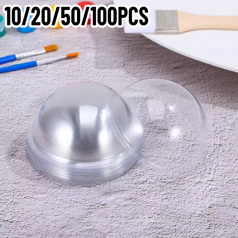 10/20/50/100PCS Plastic Transp - Plastic Dome Clear 리뷰 및 가격