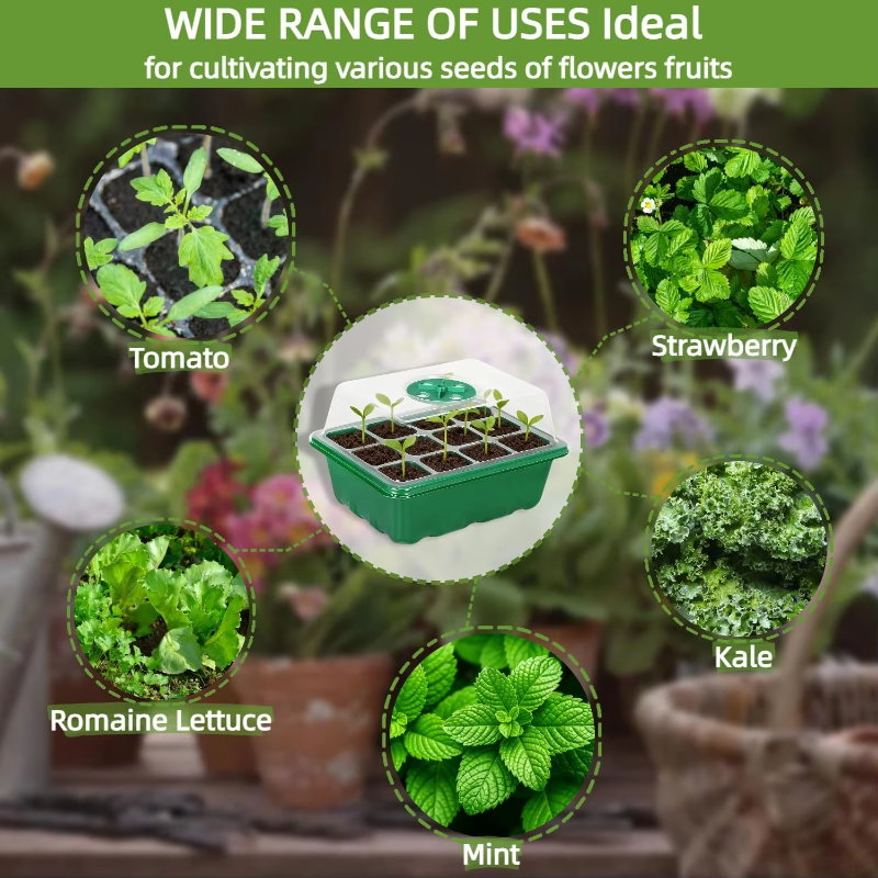 Seed Starter Tray Mini Greenho - Humidity Dome Kit 리뷰 및 가격