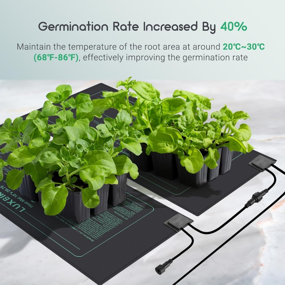4 Pack Seedling Heat Mat with  - Heat Mat Seedling 리뷰 및 가격