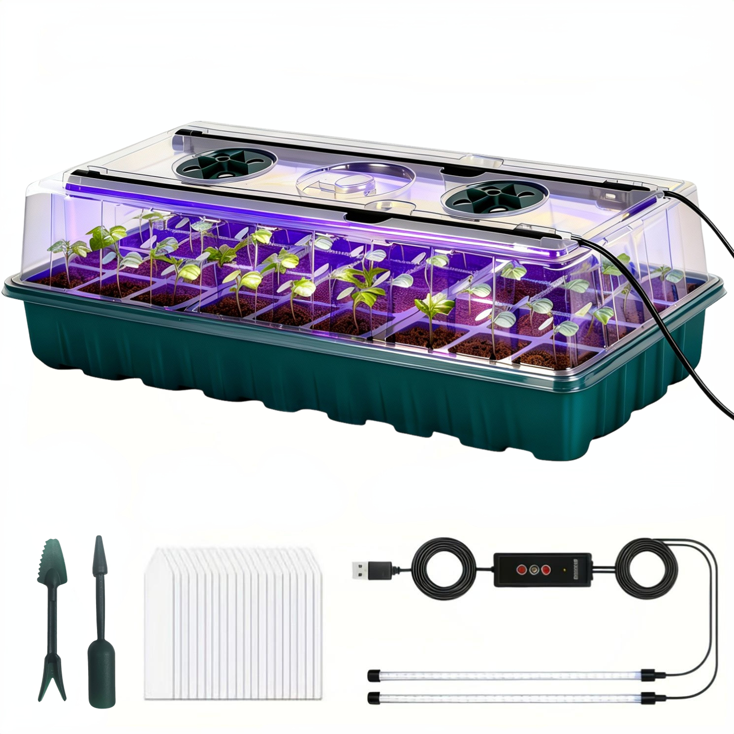 36-Cell Seed Starter Tray w/ G - Humidity Dome Kit 리뷰 및 가격