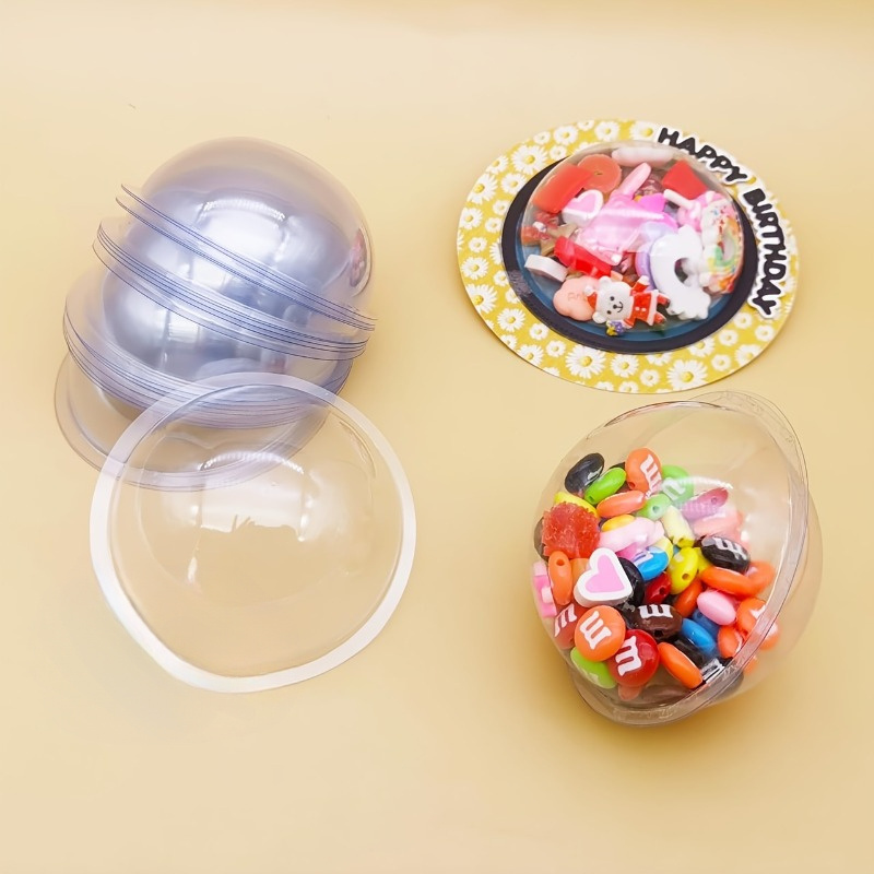 10pcs/set DIY Plastic Candy Do - Plastic Dome Clear 리뷰 및 가격