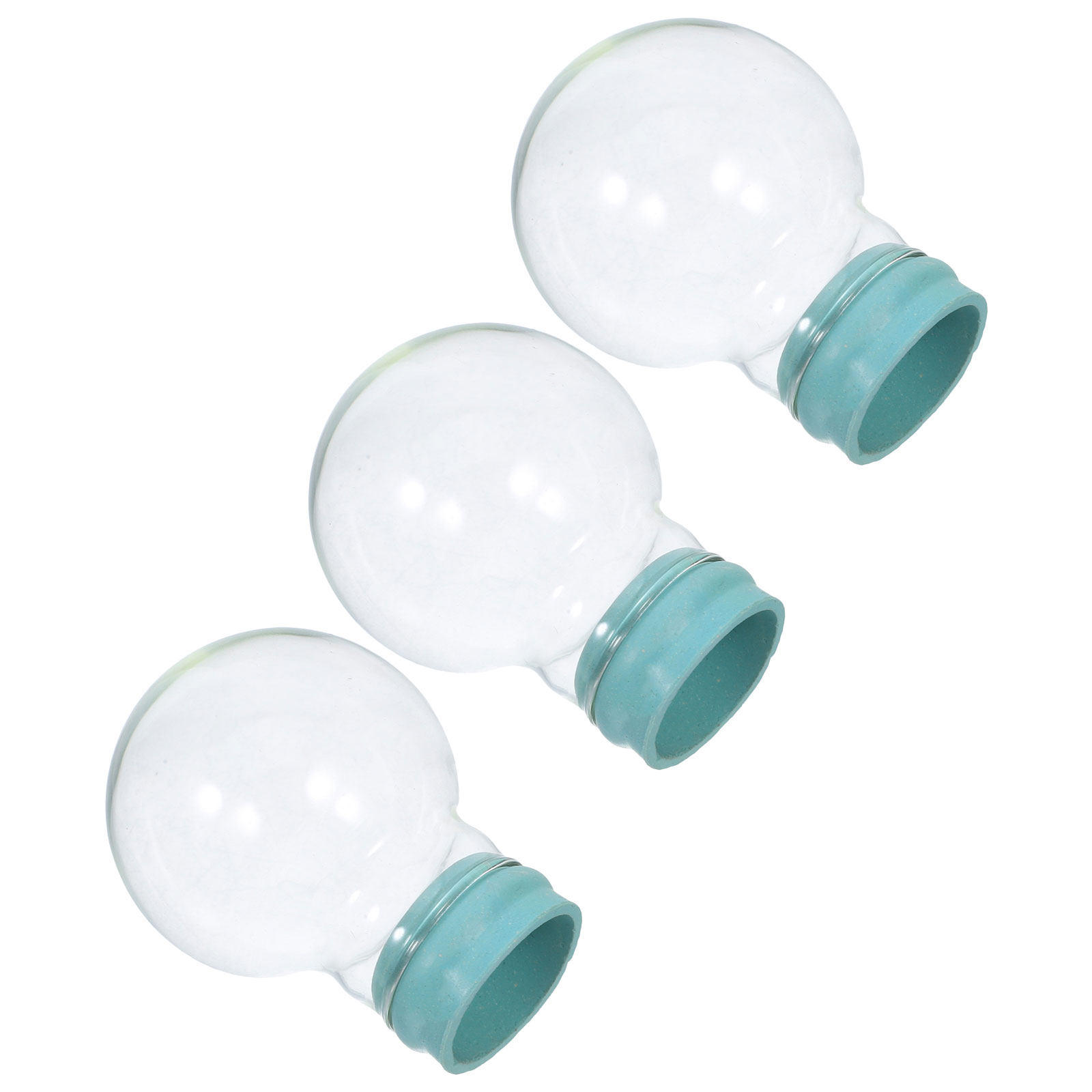 3Pcs Empty Snow Globe Glass Do - Plastic Dome Clear 리뷰 및 가격