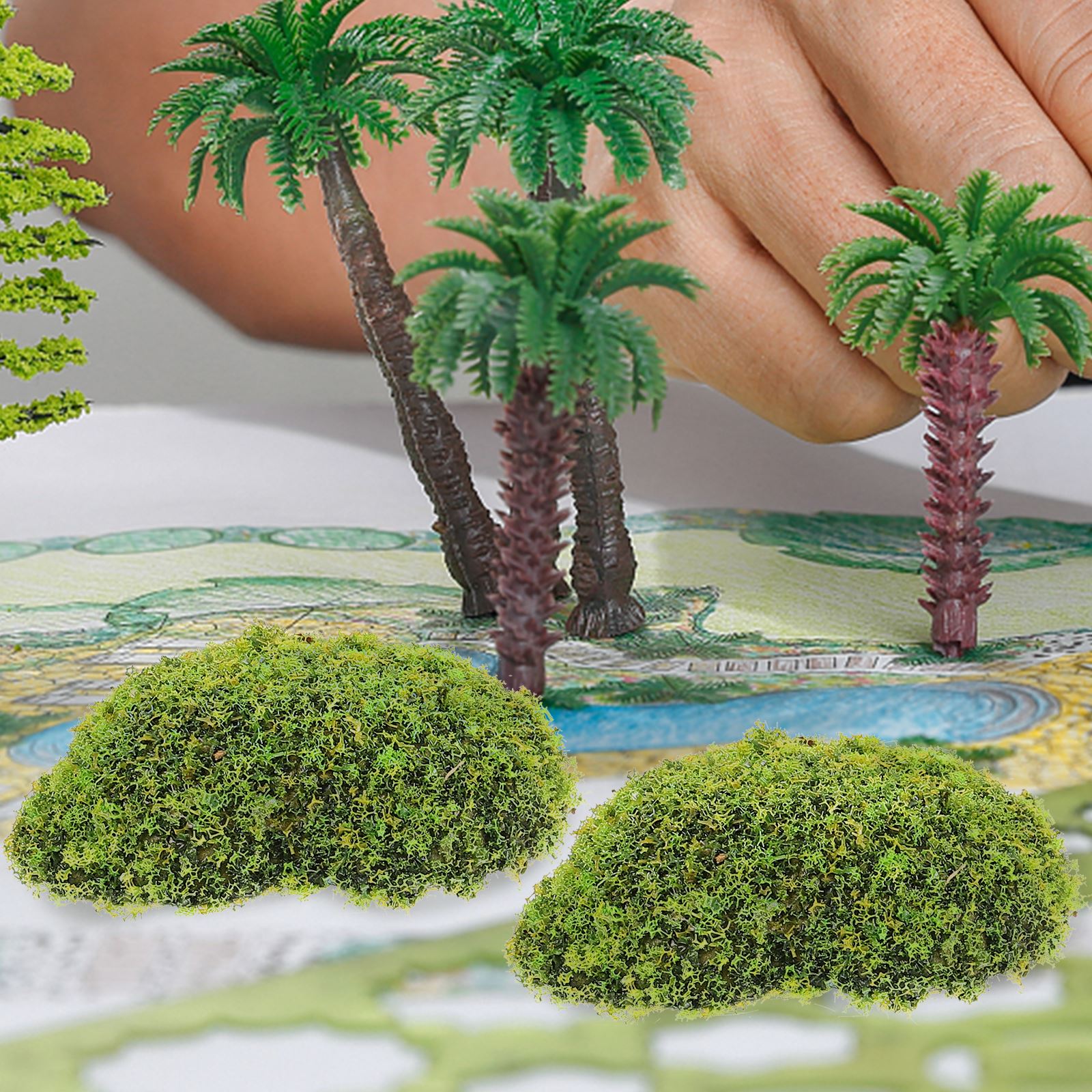 12pcs Artificial Moss RocksFak - Sphagnum Moss Dry 리뷰 및 가격