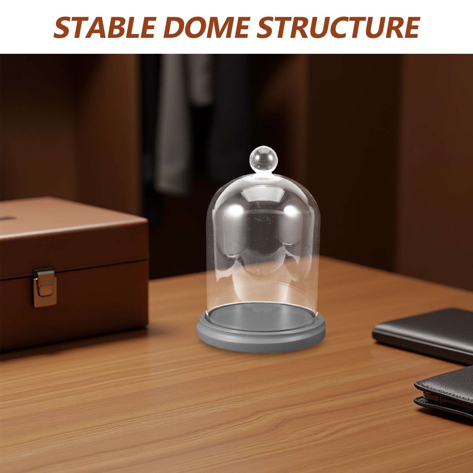 Glass Cloche Dome Transparent  - Plastic Dome Clear 리뷰 및 가격