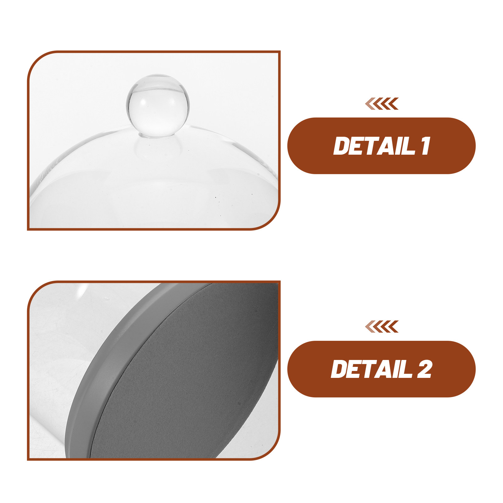 Glass Cloche Dome Transparent  - Plastic Dome Clear 리뷰 및 가격