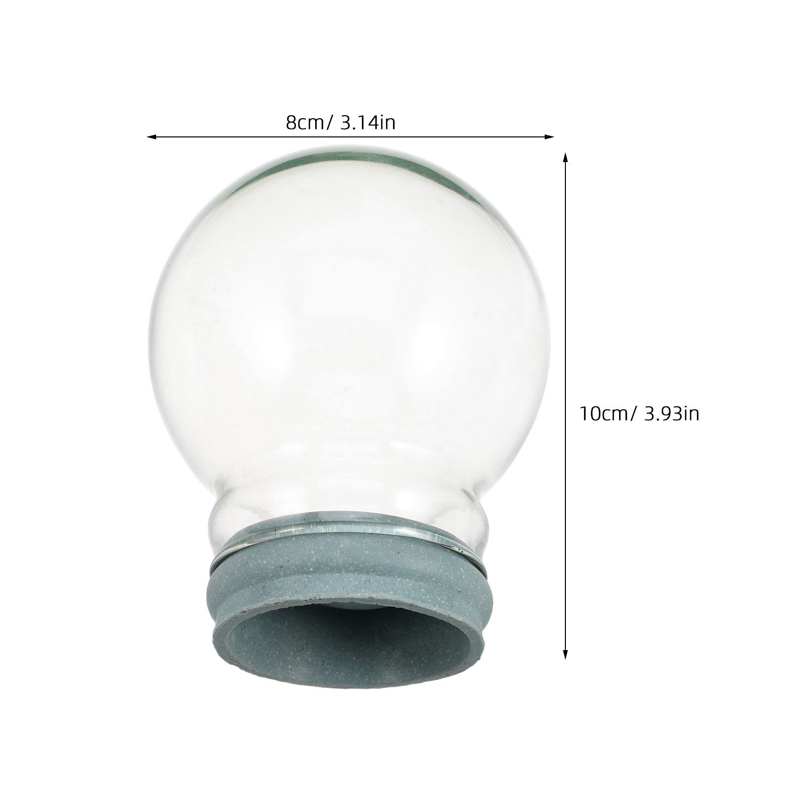 2Pcs Glass Snow Globe Clear Do - Plastic Dome Clear 리뷰 및 가격