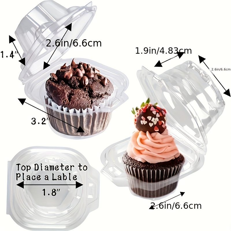 200-Piece Stackable Cupcake Co - Plastic Dome Clear 리뷰 및 가격